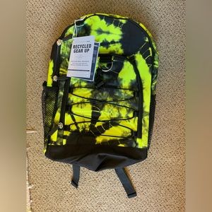 NWT Pottery Barn Santa Cruz green tie dye small back pack